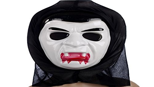 Ghost Face Bleeding Mask Costume Accessory (one size, Fangs)