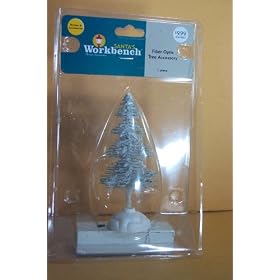 Santa's Workbench Fiber Optic Tree Accessory