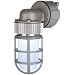 Phoenix VA Aluminum Wall Mount Metallic LED Vaporproof Fixture, 100-277VAC, 7" Length x 13" Height