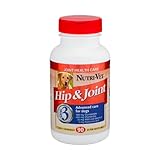 Nutri-Vet Veterinarian Strength Hip and Joint Maximum Chewable Tablets for Dogs, 90 Count