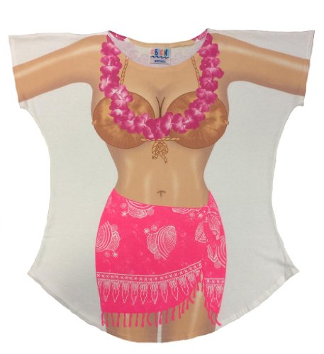 L.A. Imprints Sarong Bikini Body Cover-Up T-Shirt #17