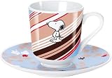 United Labels 0103967 - Taza y plato de café (100 ml), diseño Snoopy