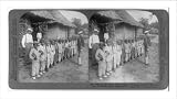 Historic Print (XL): Boy soldiers in the regular Panama Army - contrasted with U.S. officers - part of a fron