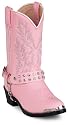 Girls' Durango&reg; 8" Rhinestone Western Boots Pink