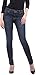 Eunina Women's Plus Size Stretch Skinny Jeans Denim Dark Wash