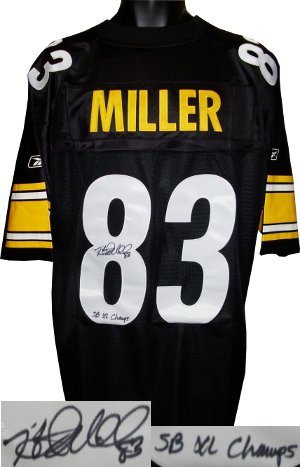 Heath Miller signed Pittsburgh Steelers Reebok EQT Jersey SB XL Champs