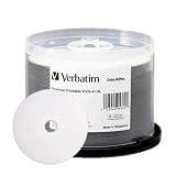 Verbatim 94917 4.7 GB up to16x DataLifePlus White Inkjet PrintableHub Printable Recordable Disc DVD+R (50-Disc Spindle)