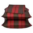 SPICE/CHOCO Havana Stripe 310Tc Pillowcase Pair - STANDARD