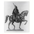 Historic Print (L): [Scanderbeg monument in Tirana, Albania]