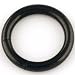 Single Color Coated Stainless Steel Segment Ring: 10g, 1/2", Black