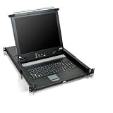 8PORT LCD KVM with 4X6 and 4X10 PS2 Cables