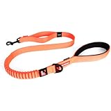EzyDog Zero Shock Dog Leash, 48-Inch, Blaze Orange