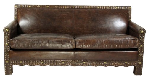 Echt Leder 3-Sitzer Sofa Vintage Ledersofa