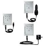 Deluxe Kit for the iRex Digital Reader 800 includes a USB cable with Car and Wall Charger - Gomadic Brand w/ TipExchange Technology