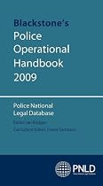 Blackstone's Police Operational Handbook 2009