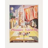 Pleasure Gardens Mounted Print||EVAEX