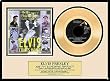 Elvis Presley "Are You Lonesome Tonight" Gold Record w/stamp sheet Ltd 1,960
