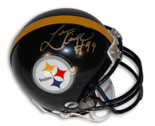 Autographed Levon Kirkland Pittsburgh Steelers Mini Helmet