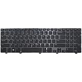 Laptop replacement keyboard for Dell Inspiron 15 3521 15R 5521 , US layout black color
