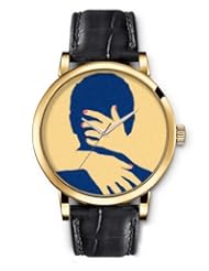 SPRAWL Aanalog Fashion Series Gold Ladies Watches of Genuine Black Leather Strap,Unique Wrist Watch for Women Girls Designed with Embracing the Shadow