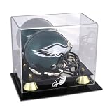 Philadelphia Eagles Golden Classic Mini Helmet Display Case