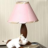 JoJo Designs Lamp Shade - Pink and Brown Modern Polka Dots