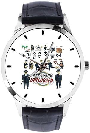 Ajaja Designed LeeSSang Unique Fashion Design Quartz Analog Wrist Watch with Stainless Steel Case