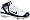 Nike 314320 Air Huarache 2K5 Metal Baseball Cleat Mid - White/ Black - 8