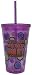 Spoontiques It's All About Me Acrylic Cup with Straw Clear Tumbler