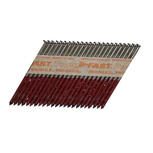 Pneu-Fast BD8DXHG 2-3 8-by-0.120-Inch Tri-Coat Galvanized Framing Nail for 28-Degree Framing... by Pneu-Fast