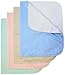 Washable Bed Pads / Reusable Incontinence Underpads 24x36 - 4 PACK - Blue, Green, Tan and Pink - Ideal For Children And Adults Wholesale Incontinence Protection
