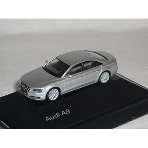 AUDI A8 A 8 D4 EIS SILBER 3. GENERATION AB 2009 HO H0 1/87 HERPA MODELLAUTO MODELL AUTO