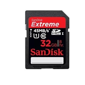SanDisk Extreme 32GB SDHC 45 MB/S 300x UHS-1 SD Class 10 Memory Card 32 GB