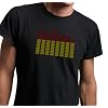 Led Leucht EQUALIZER CLASSIC T-QUALIZER T-Shirt Dance Clubwaer, Gr��e XL