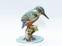 Kingfisher bejeweled jewelry box