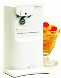 Maxi-Matic ERH-08 Elite Cuisine Can Opener with Removable Cutter Assembly and Knife Sharpener, White