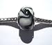 Murano Style Glass Lampwork Bead Fits Pandora Black and White Swirl, 14mm (1)