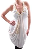 CHRISTIAN AUDIGIER Ed Hardy Draped Gem Womens Dress