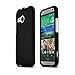HTC One Remix Case, [Black] Slim Grip Rubberized Hard Plastic Case for HTC One Remix (2014)