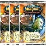 World of Warcraft TCG WoW Trading Card Game Heroes of Azeroth Booster Pack Lot of 3 Packs