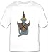 T-shirt with ancient, warrior, battle, armour, leather, spear, staff, armor, Thailand, statue, Asia, fantasy