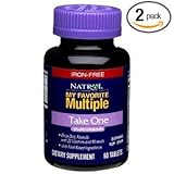 Natrol My Favorite Multiple Take One Iron-Free Multivitamin, 60 Tablets (Pack of 2)