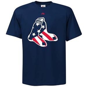 Click to buy Boston Red Sox Logo Merchandise: Youth Stars & Stripes T-Shirt from Amazon!