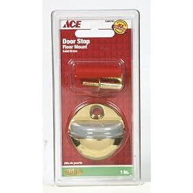 ACE HARDWARE 01-3028-431 DOOR STOP FLOOR 1-3/4BRS