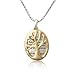 Inspirational Gold Tree of Life Charm Pendant Necklace