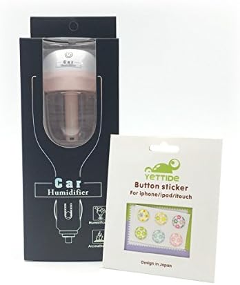 [2 in 1] Nanum Car Air Humidifier and Aromatherapy Essential Oil Diffuser (Pink)