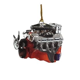 Liberty Classics  20535 1/18 Scale Resin Chevy L89 Tri-Power Engine Christmas Tree Ornament