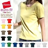 Hanes レディース ユーロフィットＴシャツ（無地）(JP2600T)