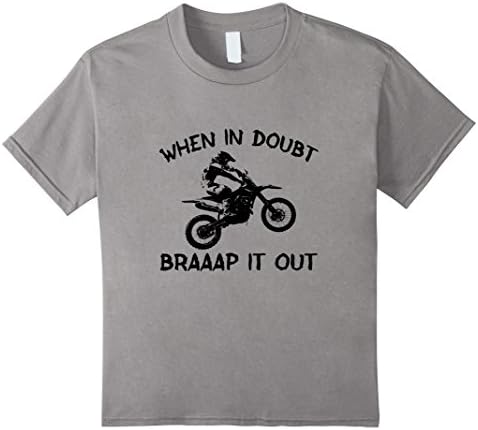 Kids Funny Motorcross Lover Quotes Gift, Motorcycle Loves T-Shirt 4 Slate