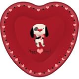 Valentine Pals Party Shaped Dinner Plates 8 Pack